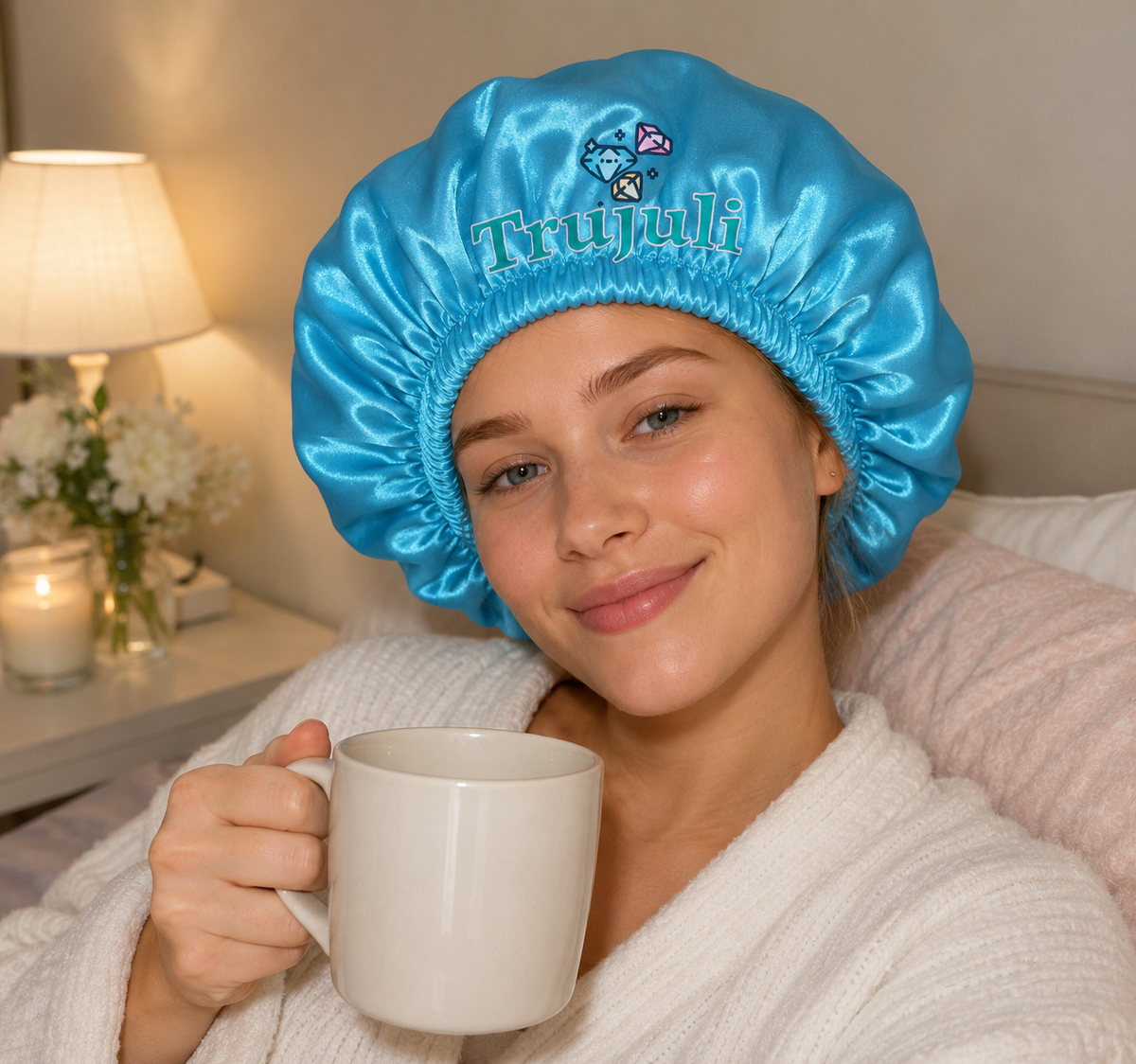 Trujuli Reversible Satin Hair Bonnet