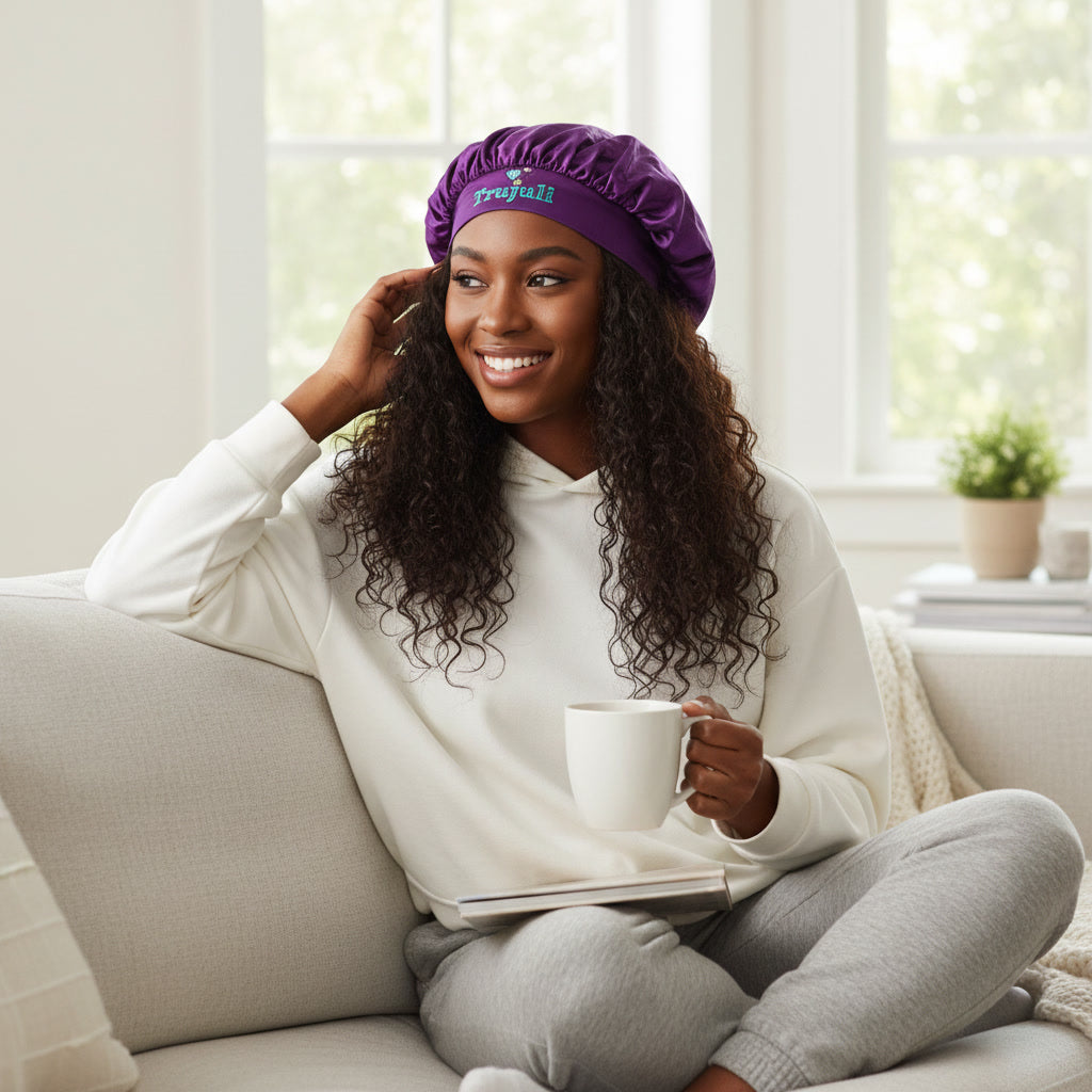 Trujuli Reversible Satin Hair Bonnet